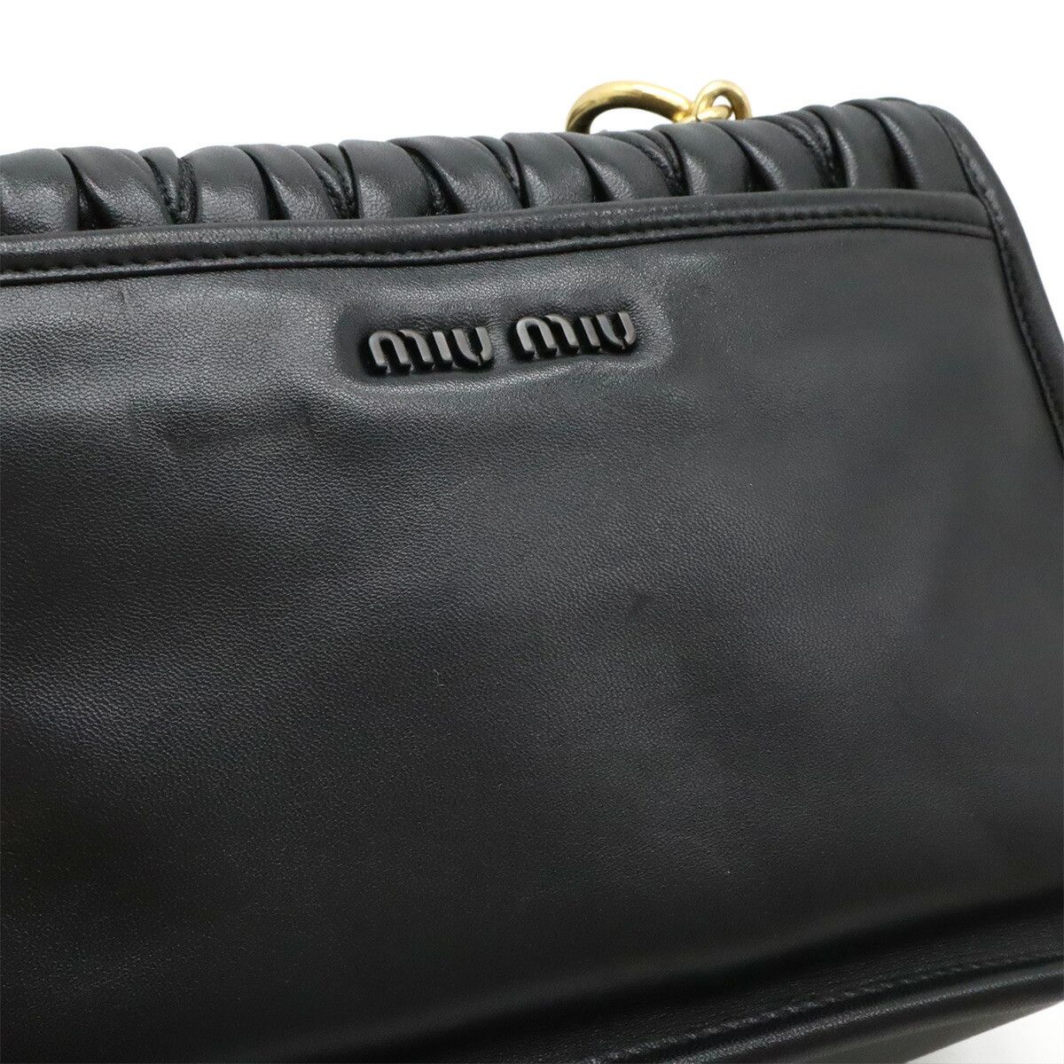 Miu Miu Miu Miu Miu Miu Matelassé Leather Shoulder Bag Leather Shoulder Bag 5BD161 Size ONE SIZE - 9 Thumbnail