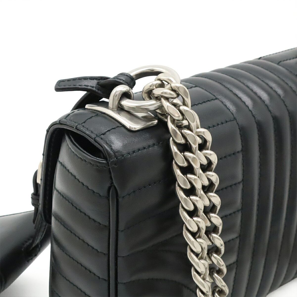 Prada Prada Prada Diagramme Soft Calf Shoulder Bag Leather Shoulder Bag 1BD107 Size ONE SIZE - 4 Thumbnail