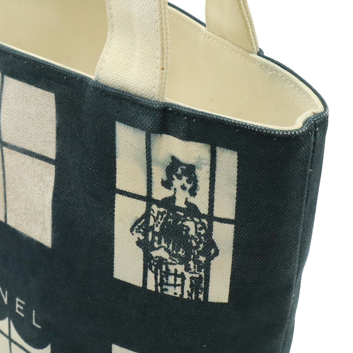 Chanel Chanel Chanel Windows Line Canvas 2way Bag Canvas Shoulder Bag Size ONE SIZE - 4 Thumbnail