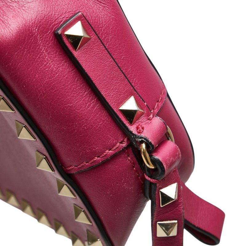 Valentino Valentino Valentino Studs Leather Shoulder Bag Leather Shoulder Bag Size ONE SIZE - 6 Thumbnail