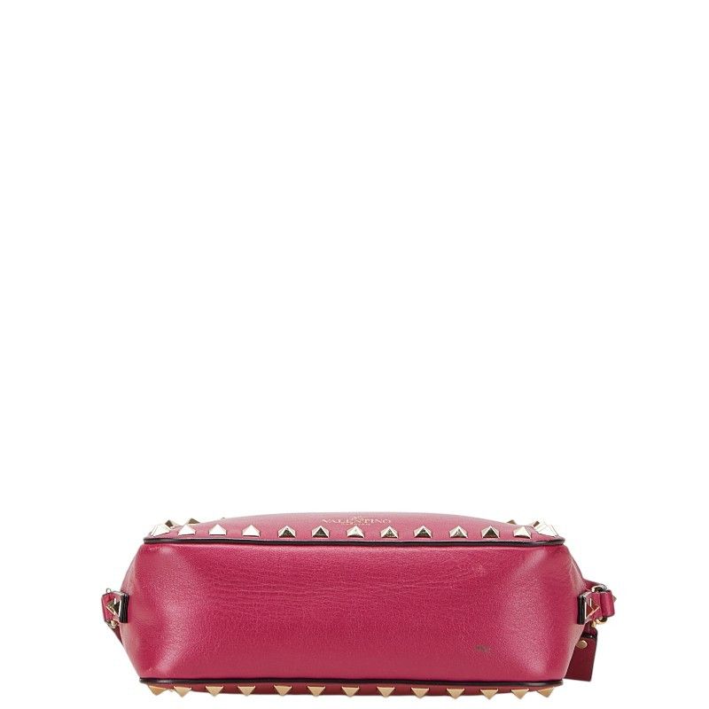 Valentino Valentino Valentino Studs Leather Shoulder Bag Leather Shoulder Bag Size ONE SIZE - 3 Thumbnail