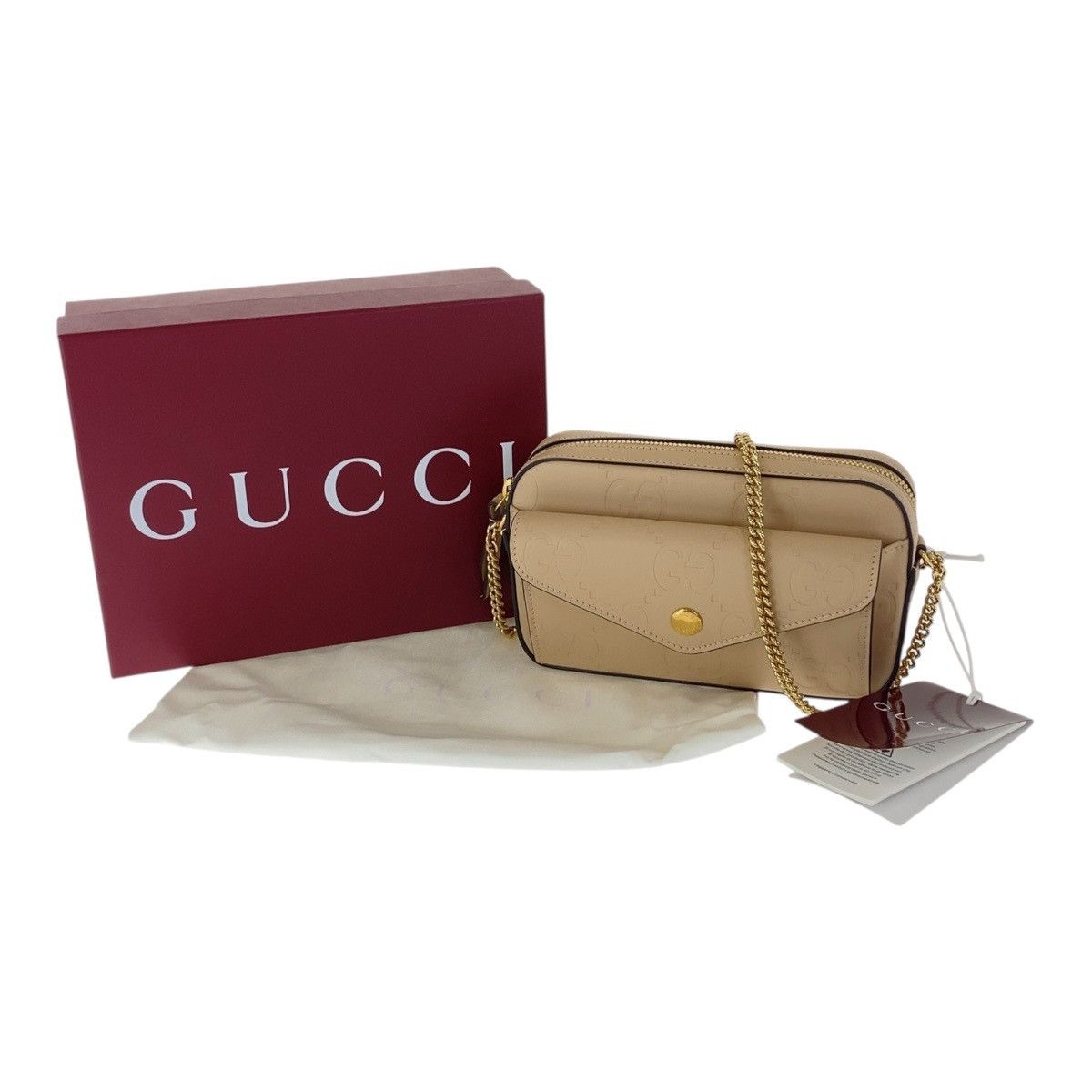 Gucci Gucci Gucci Leather Shoulder Bag Leather Crossbody Bag Size ONE SIZE - 5 Thumbnail