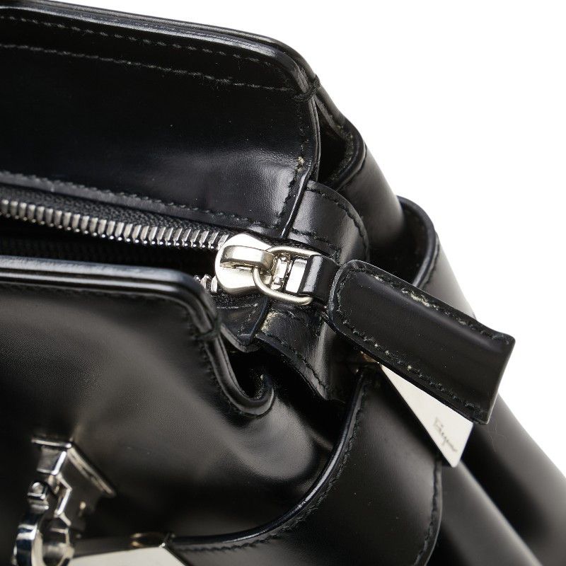 Salvatore Ferragamo Salvatore Ferragamo Salvatore Ferragamo Gancini Leather Handbag Leather Handbag Size ONE SIZE - 9 Thumbnail