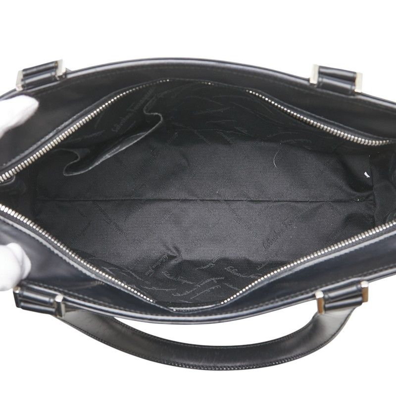 Salvatore Ferragamo Salvatore Ferragamo Salvatore Ferragamo Gancini Leather Handbag Leather Handbag Size ONE SIZE - 10 Thumbnail