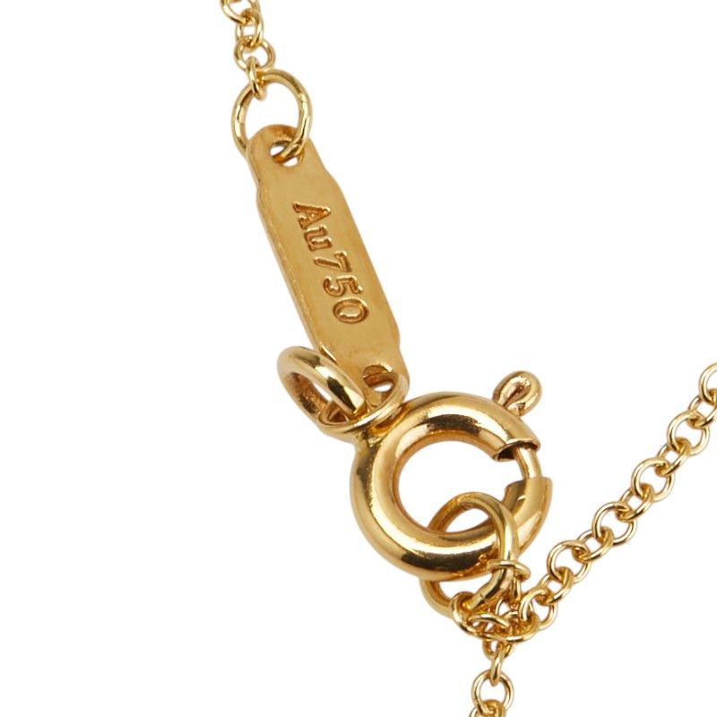 Tiffany & Co. Tiffany & Co. Tiffany T Smile Au750 Diamond Necklace Crocodile skin Necklace DUTY FREE for USA Size ONE SIZE - 6 Thumbnail