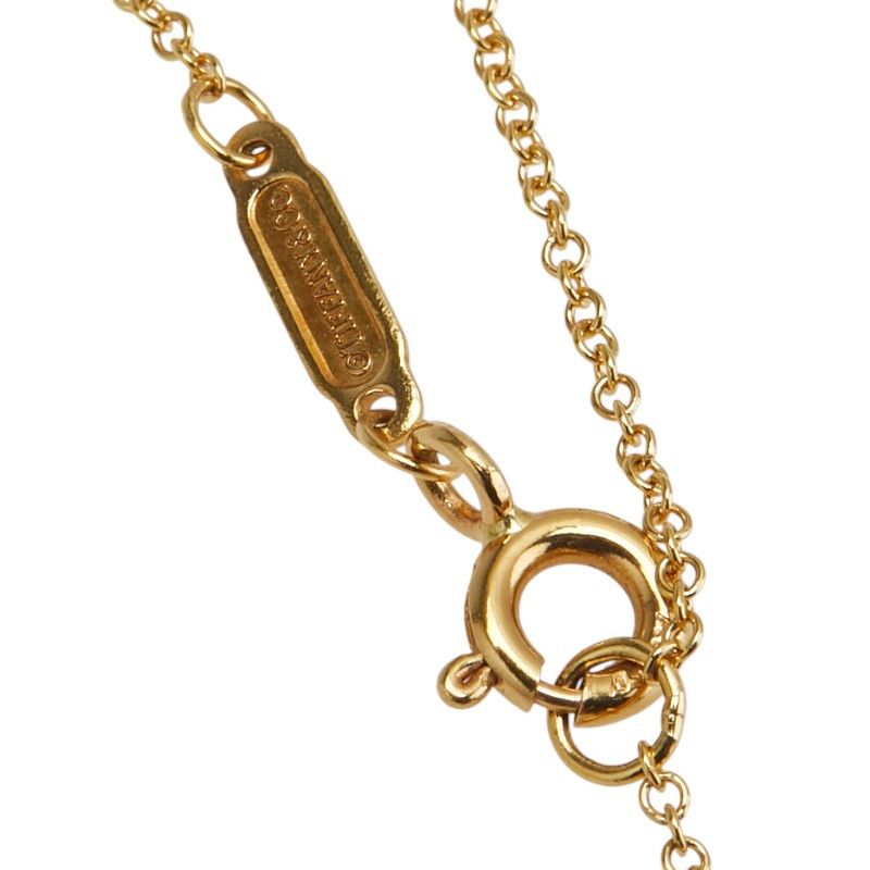Tiffany & Co. Tiffany & Co. Tiffany T Smile Au750 Diamond Necklace Crocodile skin Necklace DUTY FREE for USA Size ONE SIZE - 5 Thumbnail