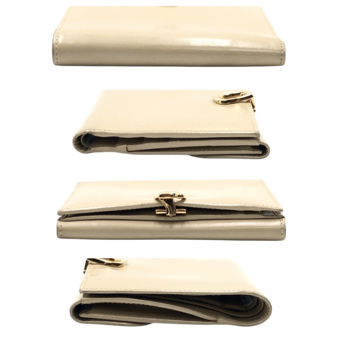 Gucci Gucci Gucci G Clip Leather Wallet Leather Short Wallet DUTY FREE for USA Size ONE SIZE - 7 Thumbnail