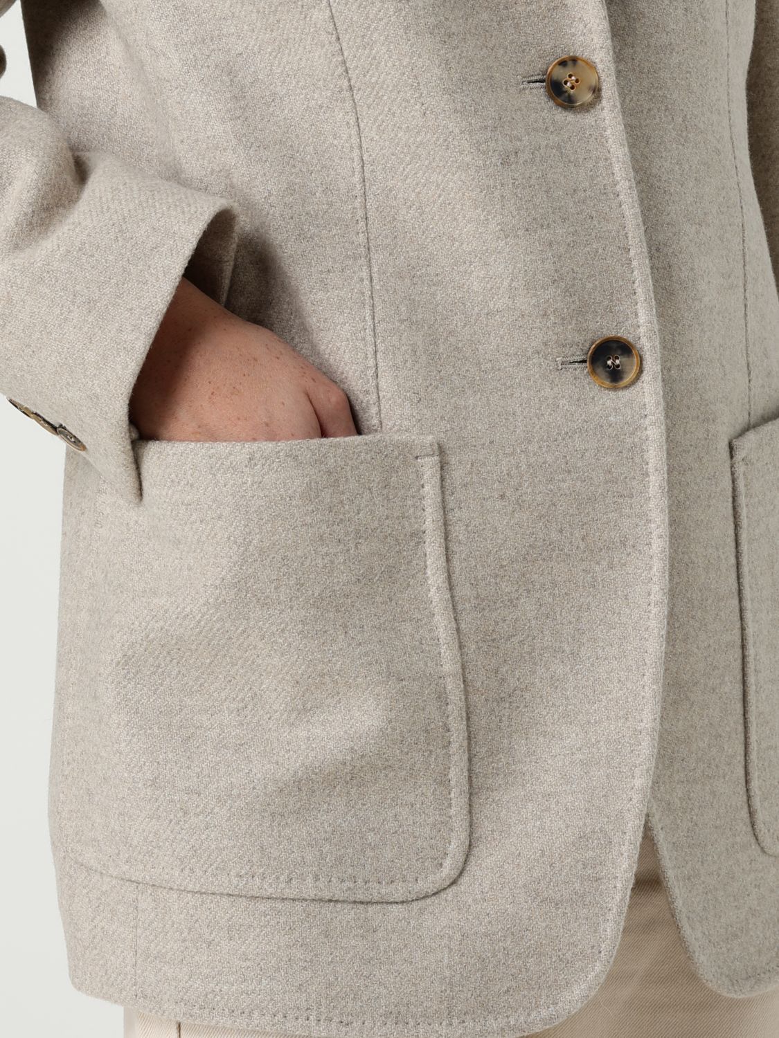 Max Mara Jacket Woman Natural