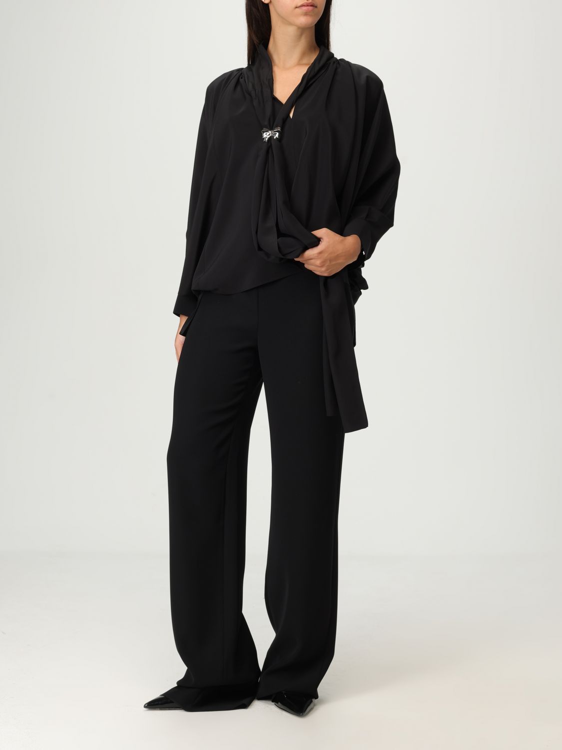 Max Mara Max Mara Shirt Woman Black Size M / US 6-8 / IT 42-44 - 2 Thumbnail