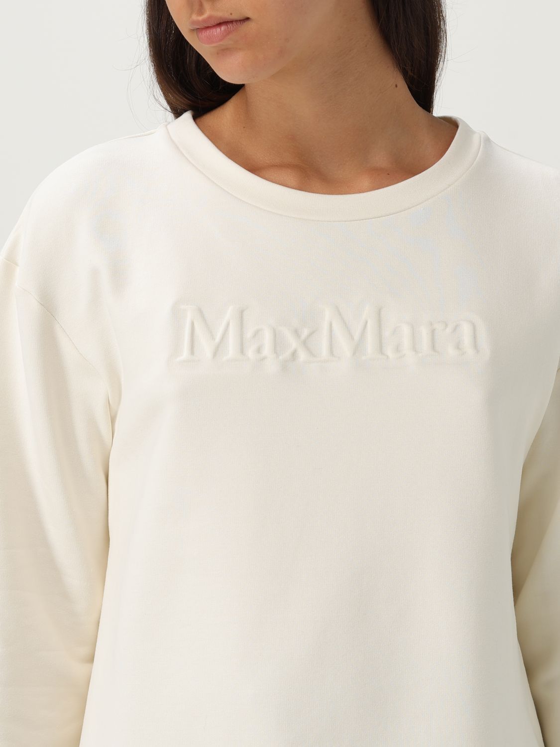 Max Mara Max Mara Sweatshirt Woman White Size S / US 4 / IT 40 - 4 Thumbnail
