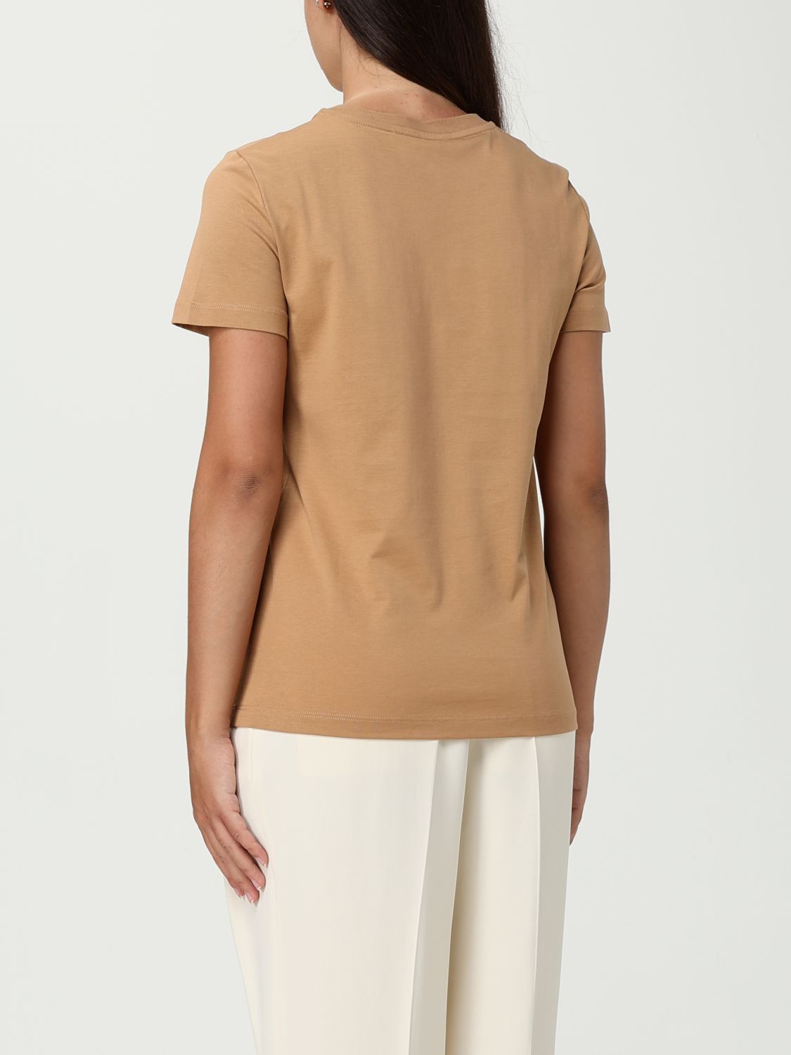 Max Mara Max Mara T-Shirt Woman Camel Size XS / US 0-2 / IT 36-38 - 2 Thumbnail