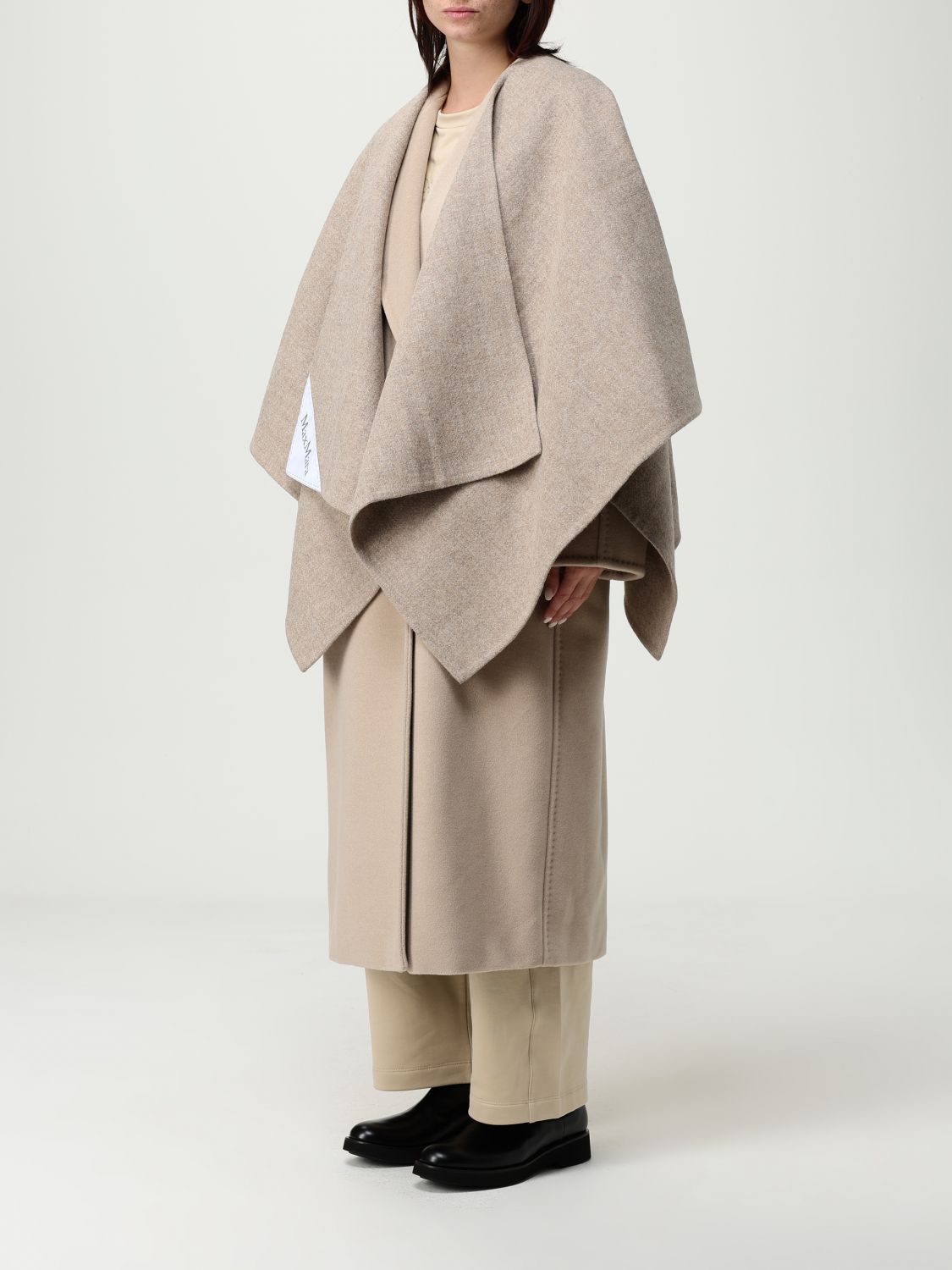 Max Mara Max Mara Scarf Woman Brown Size ONE SIZE - 4 Thumbnail