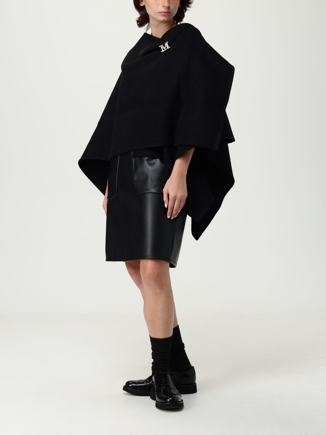 Max Mara Max Mara Scarf Woman Black Size ONE SIZE - 2 Thumbnail