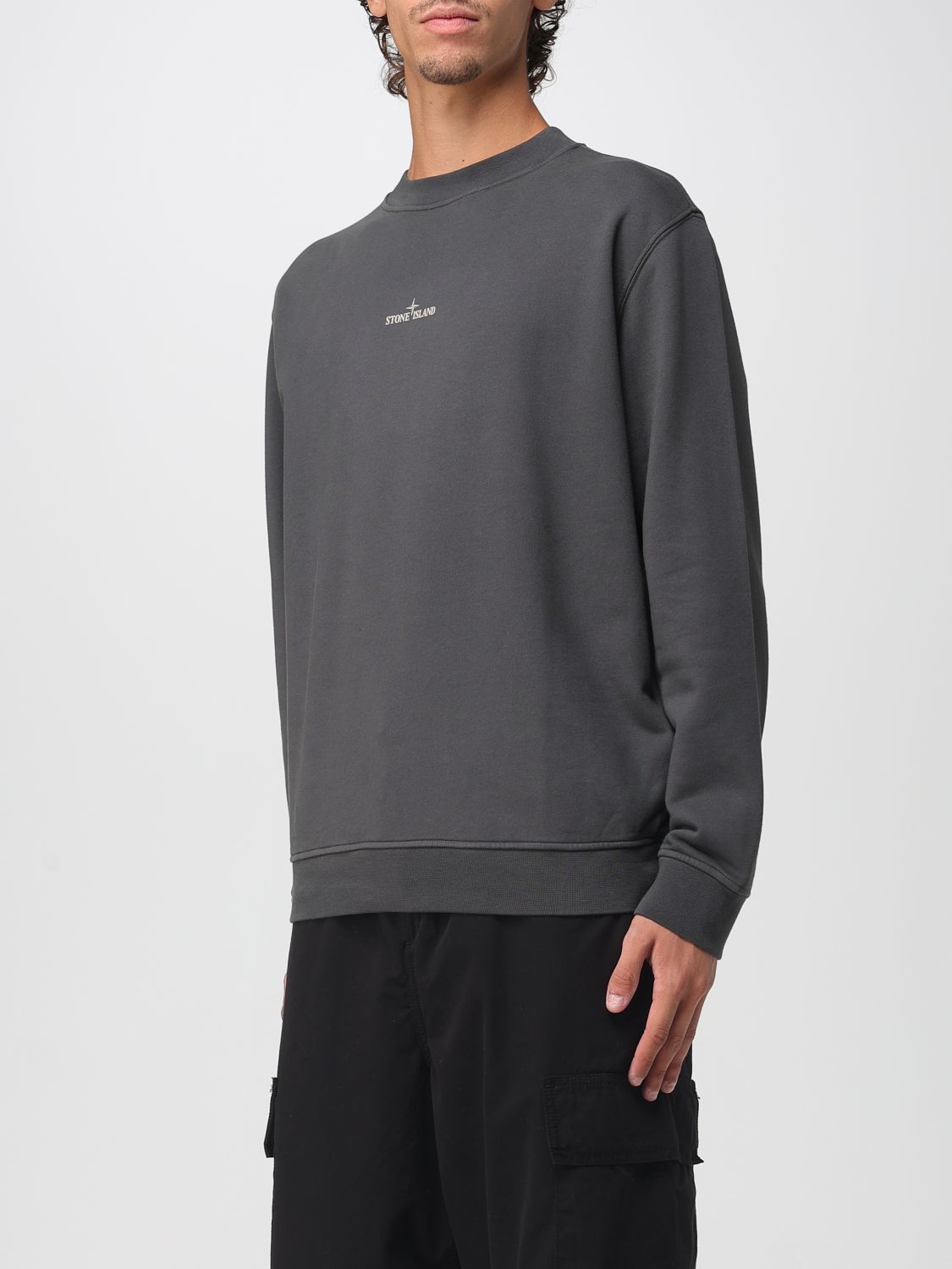 Stone Island Sweatshirt Men Grey