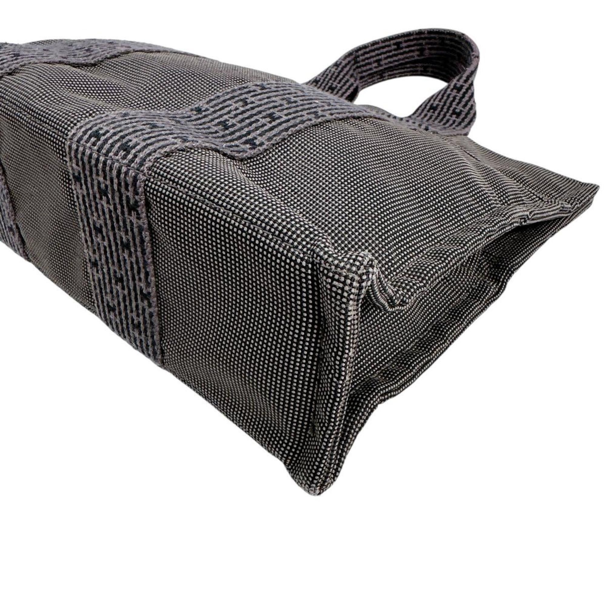 Hermes Hermes Hermès Air Line PM Tote Bag, Business Canvas, Gray Size ONE SIZE - 7 Thumbnail