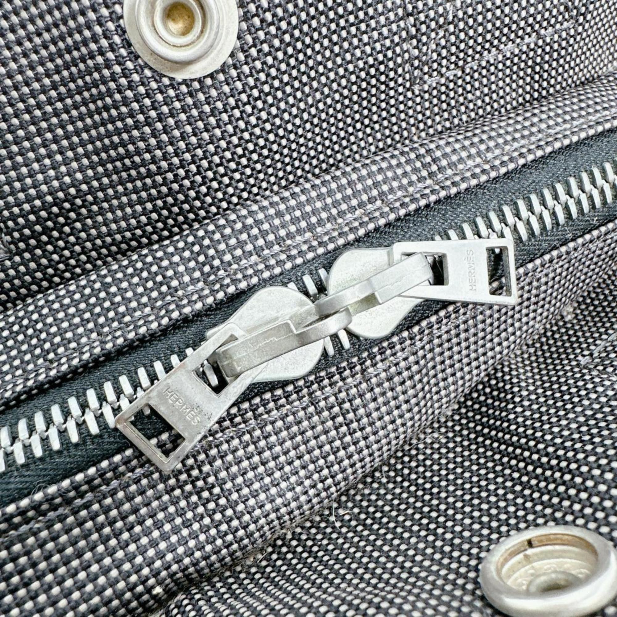 Hermes Hermes Hermès Air Line PM Tote Bag, Business Canvas, Gray Size ONE SIZE - 15 Thumbnail