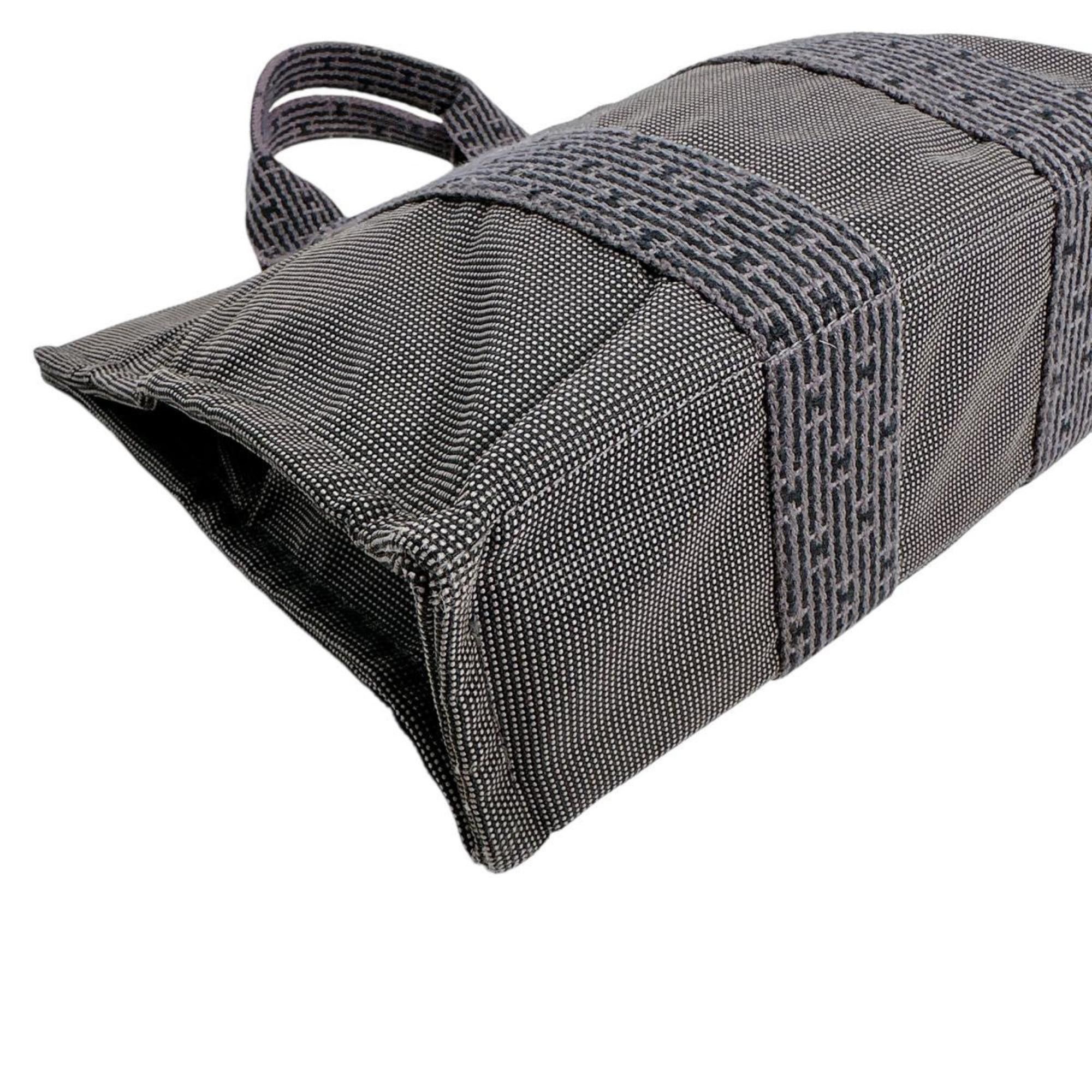 Hermes Hermes Hermès Air Line PM Tote Bag, Business Canvas, Gray Size ONE SIZE - 6 Thumbnail