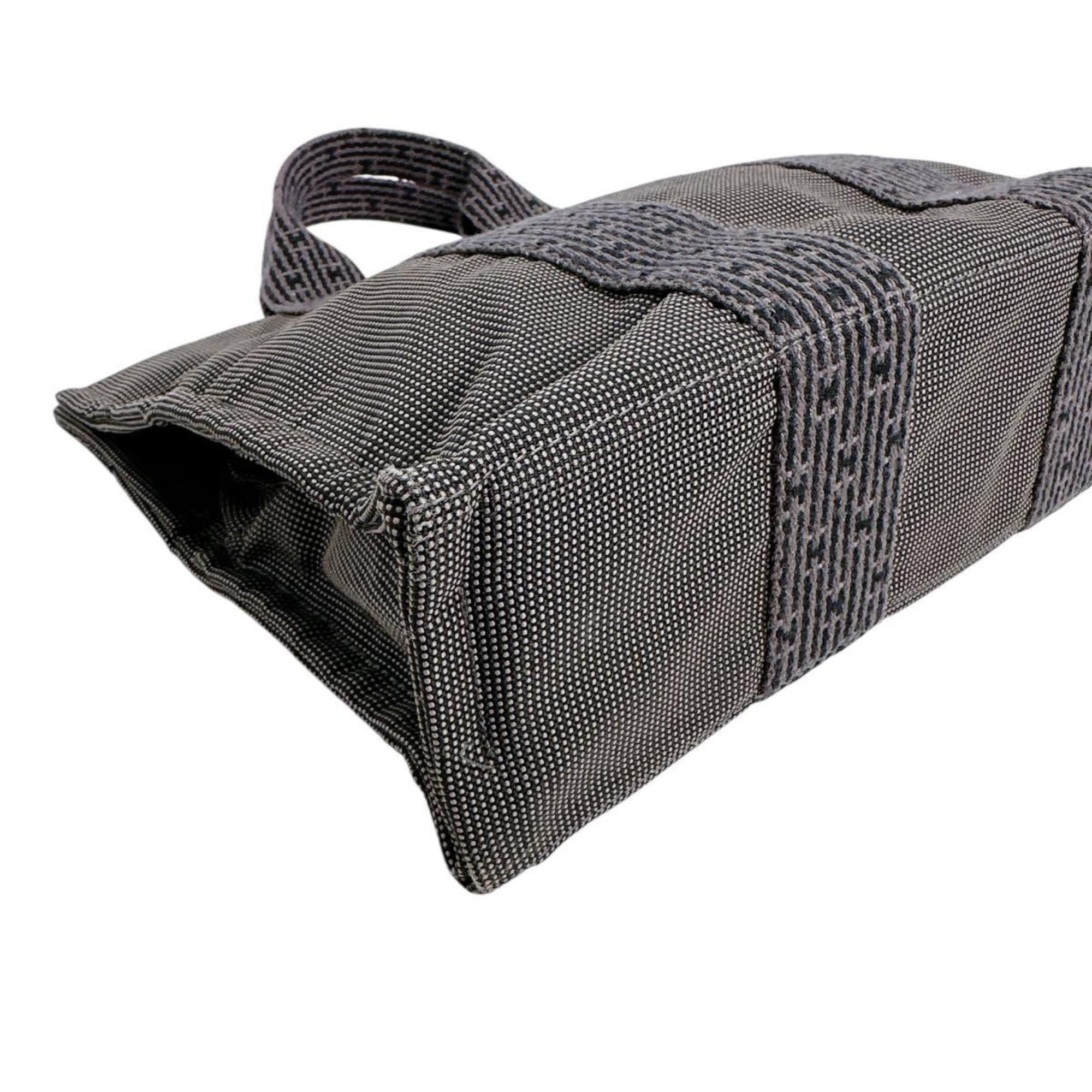 Hermes Hermes Hermès Air Line PM Tote Bag, Business Canvas, Gray Size ONE SIZE - 8 Thumbnail