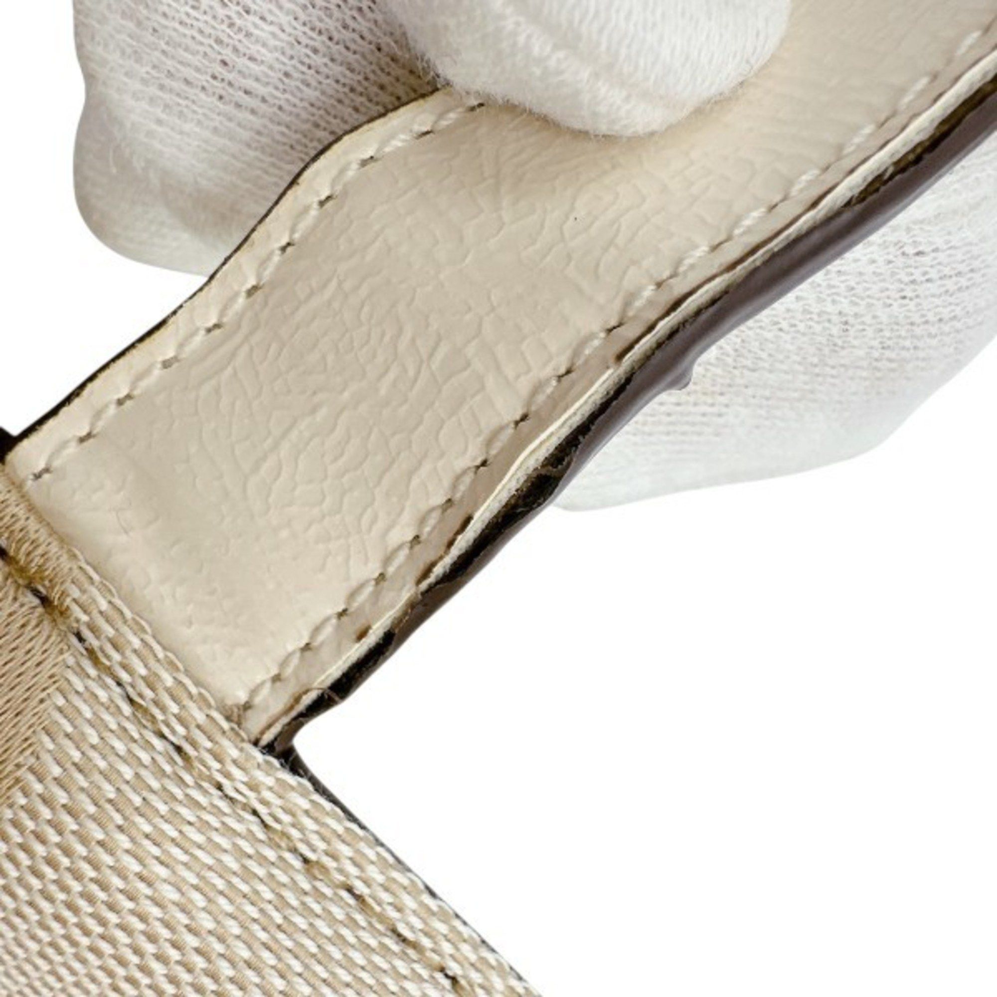 Coach Coach Mother's Canvas Handbag, Tote Bag, 2-Way A1381-F21865, Beige Size ONE SIZE - 10 Thumbnail