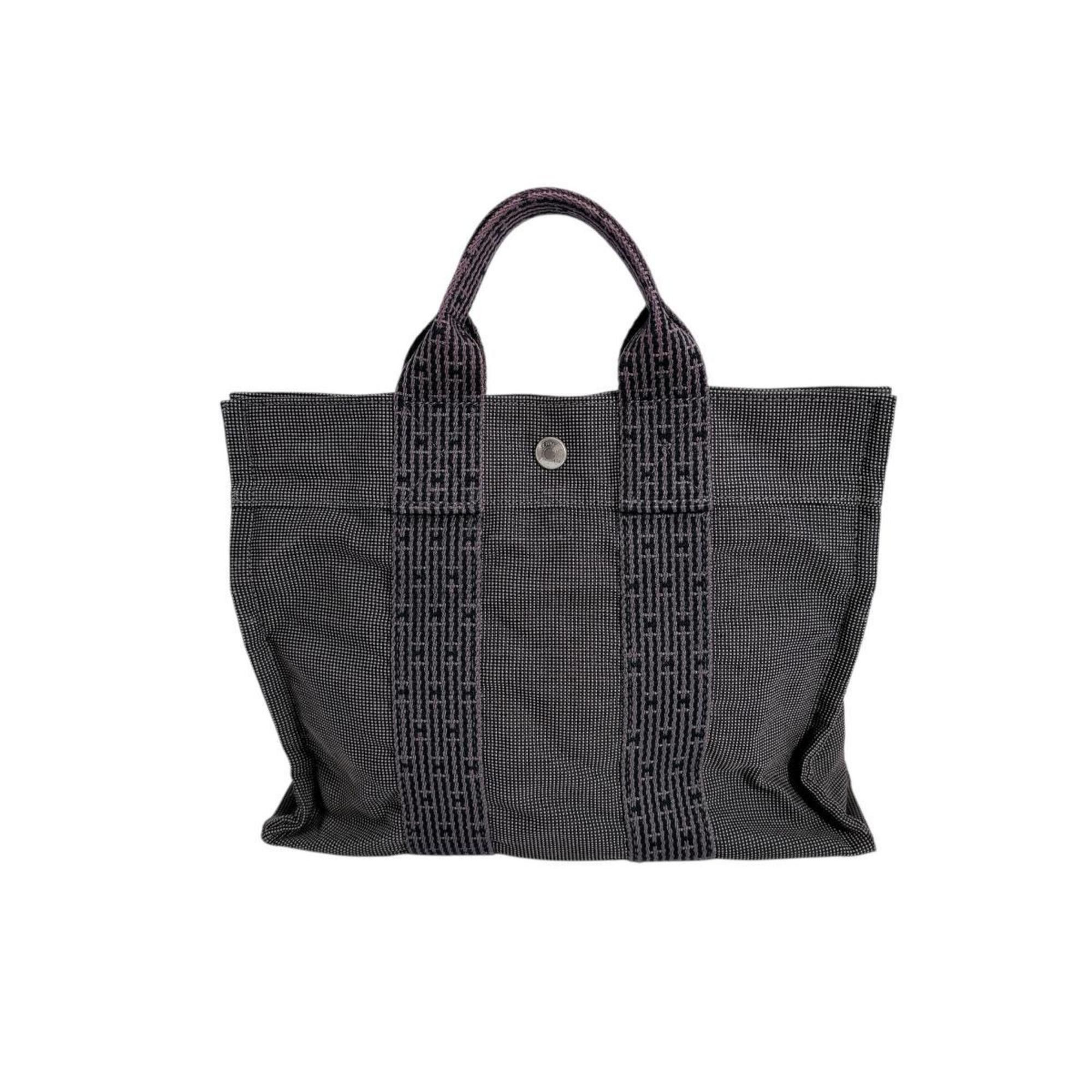 Hermes Hermes Hermès Air Line PM Tote Bag, Business Canvas, Gray Size ONE SIZE - 2 Thumbnail
