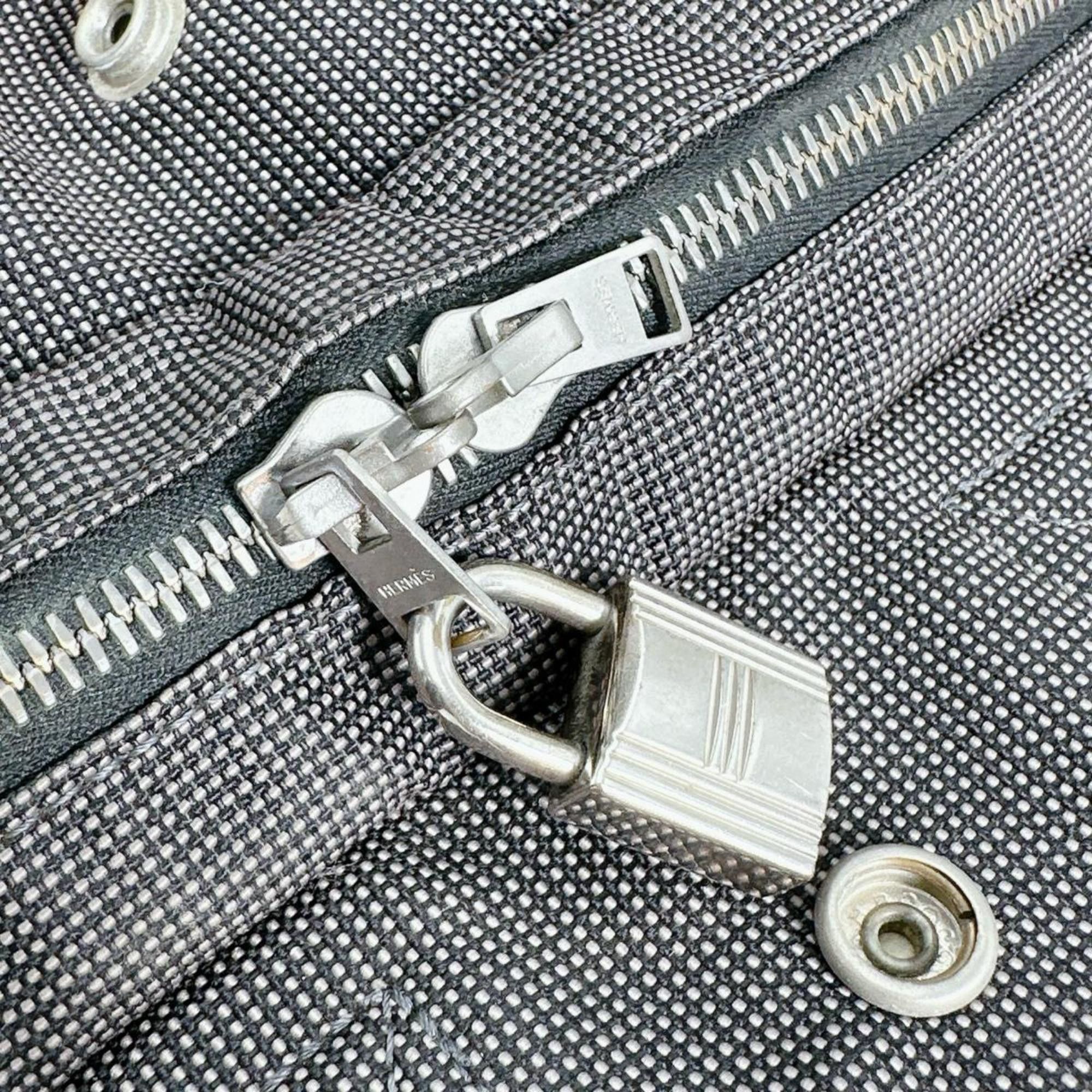 Hermes Hermes Hermès Air Line PM Tote Bag, Business Canvas, Gray Size ONE SIZE - 13 Thumbnail