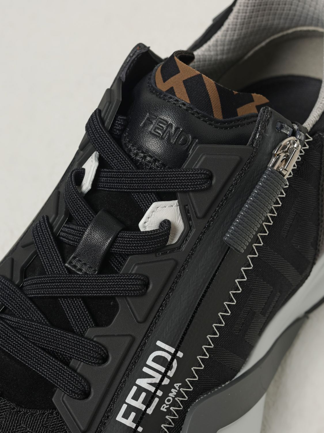 Fendi Fendi Sneakers Men Black Size US 7 / EU 40 - 4 Thumbnail