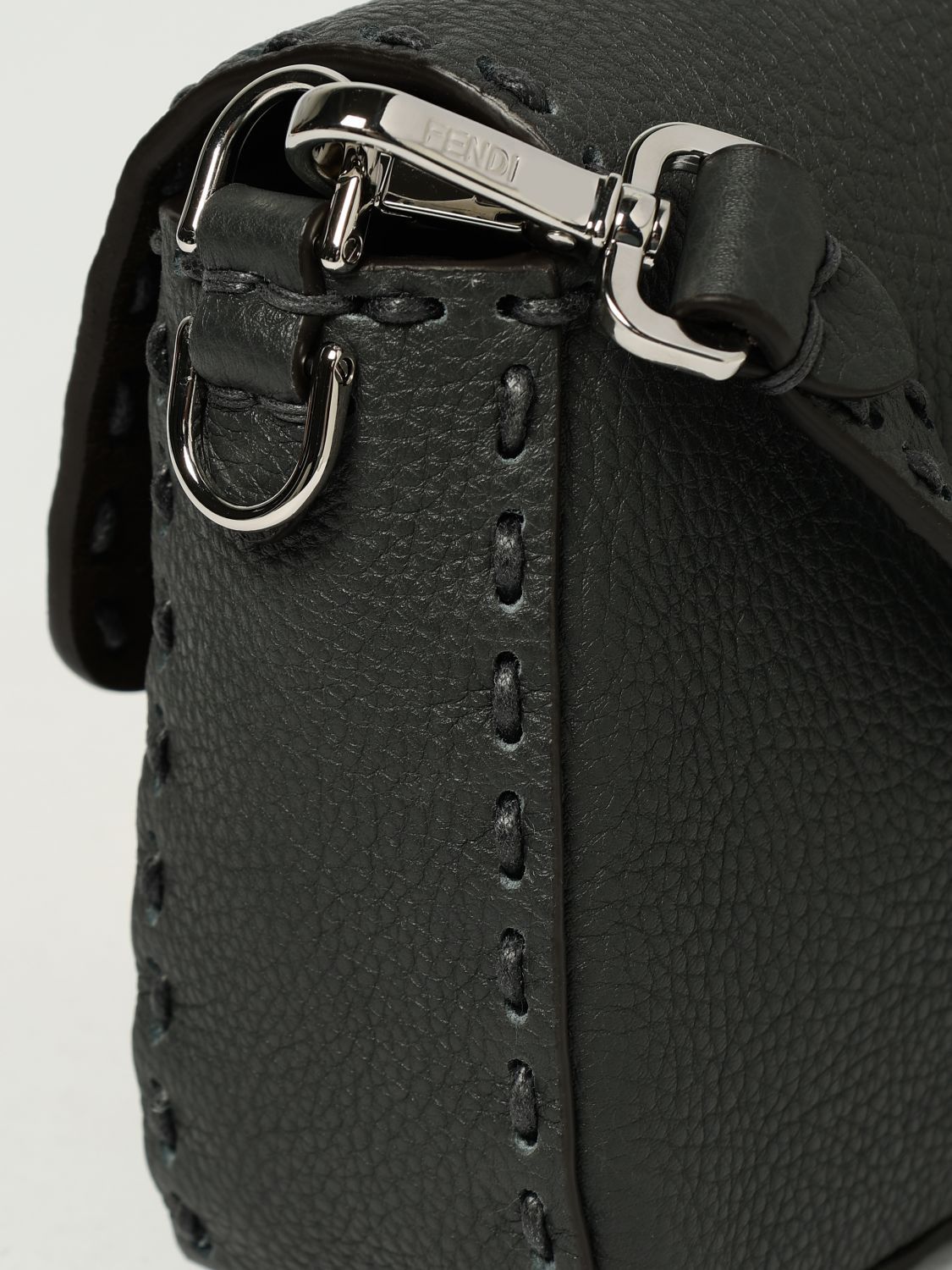 Fendi Fendi Shoulder Bag Men Charcoal Size ONE SIZE - 4 Thumbnail