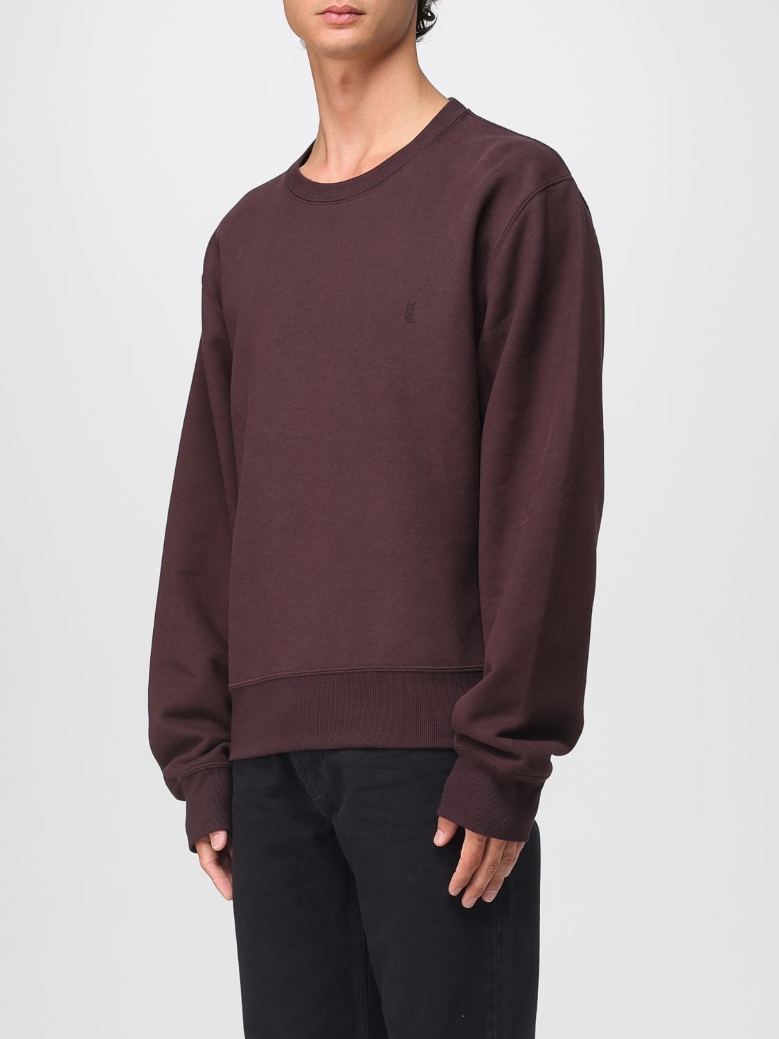 Saint Laurent Paris Saint Laurent Sweatshirt Men Plum Size US L / EU 52-54 / 3 - 4 Thumbnail
