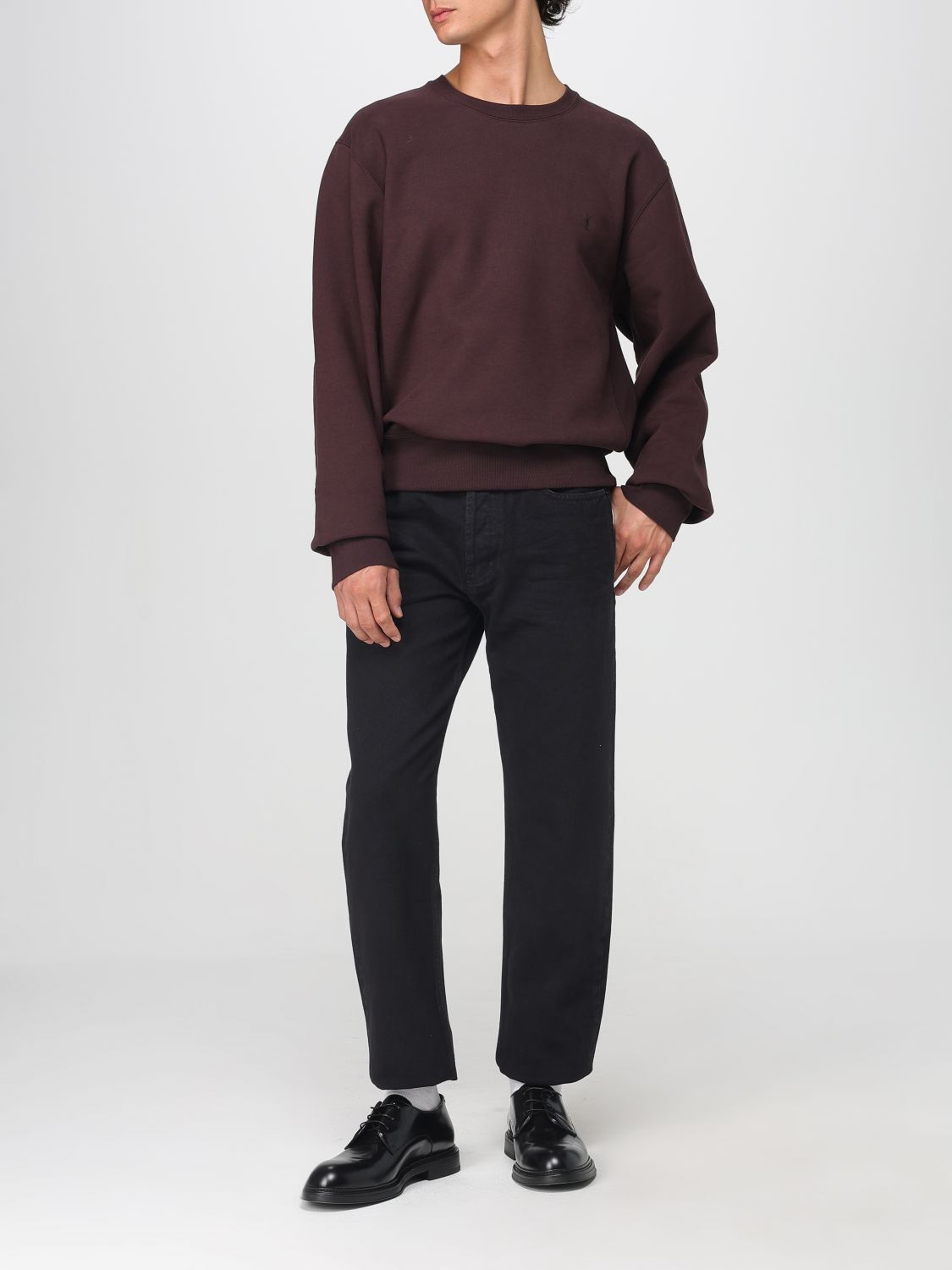 Saint Laurent Paris Saint Laurent Sweatshirt Men Plum Size US XL / EU 56 / 4 - 2 Thumbnail