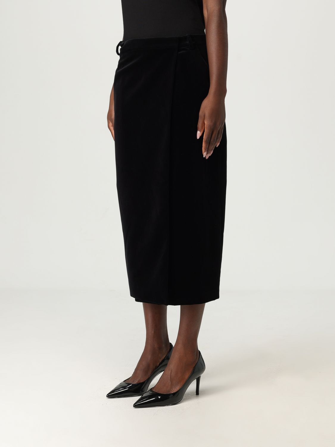 Saint Laurent Paris Saint Laurent Skirt Woman Black Size 26" / US 2 / IT 38 - 4 Thumbnail