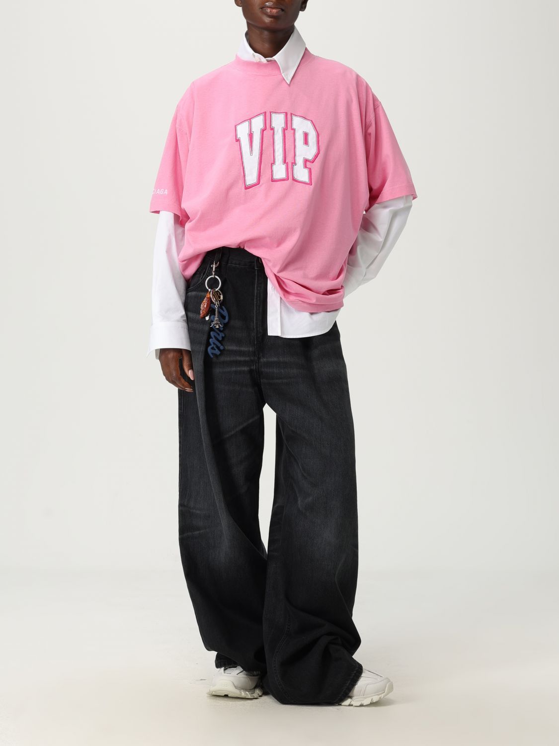 Balenciaga Balenciaga T-Shirt Woman Pink Size S / US 4 / IT 40 - 2 Thumbnail