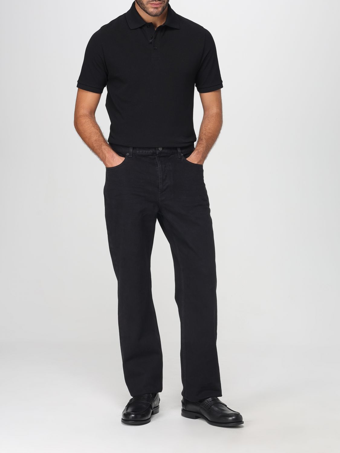 Saint Laurent Paris Saint Laurent Polo Shirt Men Black Size US S / EU 44-46 / 1 - 2 Thumbnail