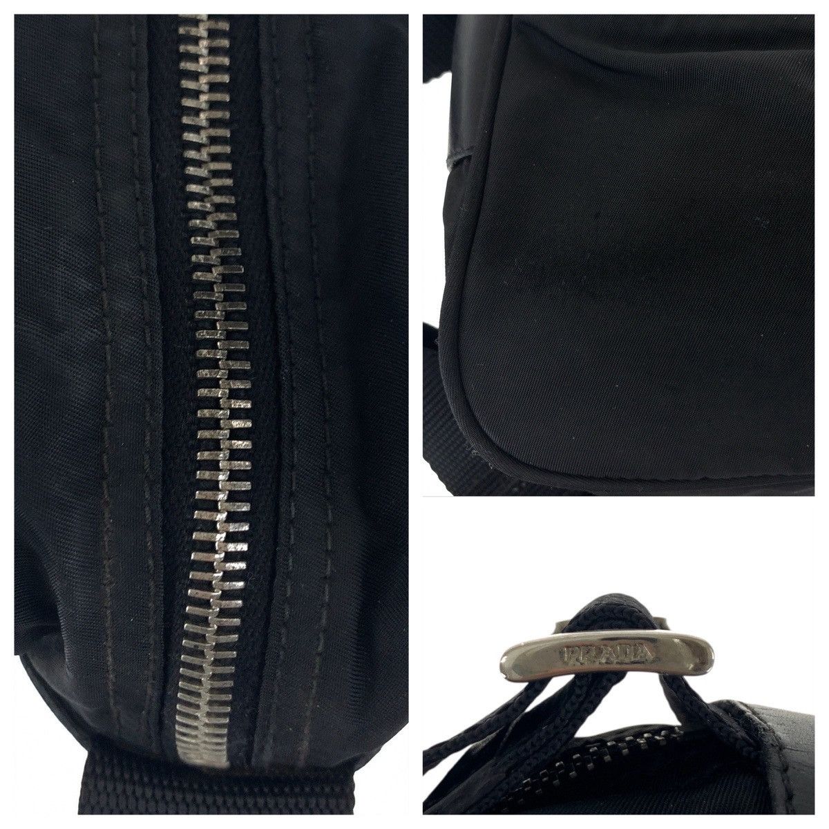 Prada Prada Prada Tessuto Nylon Shoulder Bag Leather Shoulder Bag DUTY FREE for USA Size ONE SIZE - 4 Thumbnail