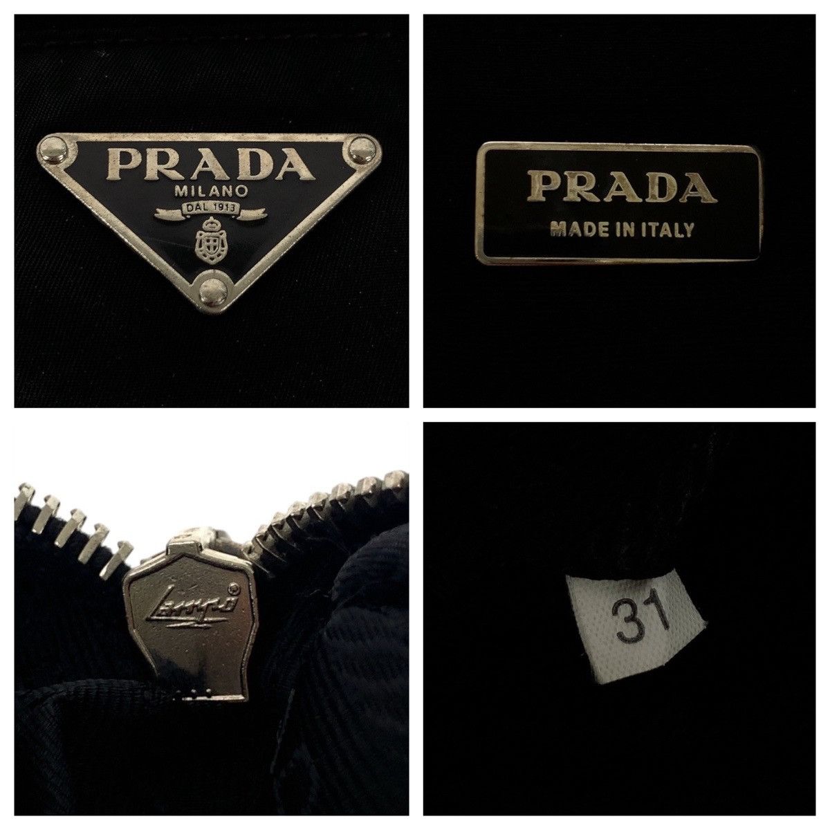 Prada Prada Prada Tessuto Nylon Shoulder Bag Leather Shoulder Bag DUTY FREE for USA Size ONE SIZE - 6 Thumbnail