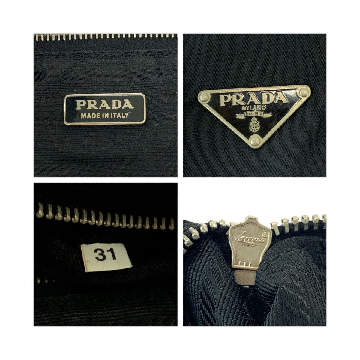 Prada Prada Prada Tessuto Triangle Logo Plate Nylon Handbag Others Handbag Size ONE SIZE - 4 Thumbnail