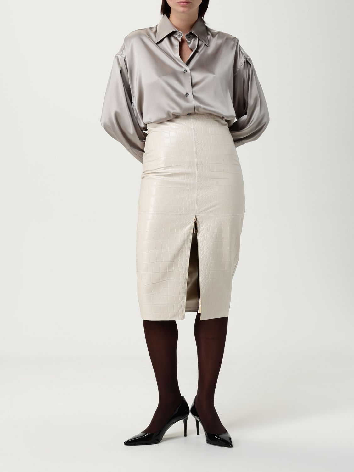 Tom Ford Tom Ford Shirt Woman Pearl Size M / US 6-8 / IT 42-44 - 2 Thumbnail