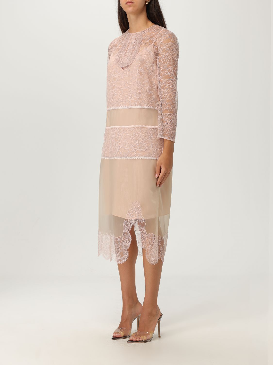 Fendi Fendi Dress Woman Blush Pink Size M / US 6-8 / IT 42-44 - 4 Thumbnail
