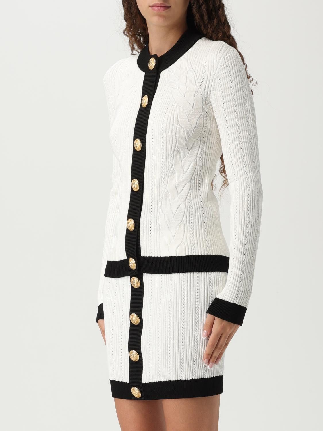 Balmain Balmain Sweater Woman White Size S / US 4 / IT 40 - 4 Thumbnail