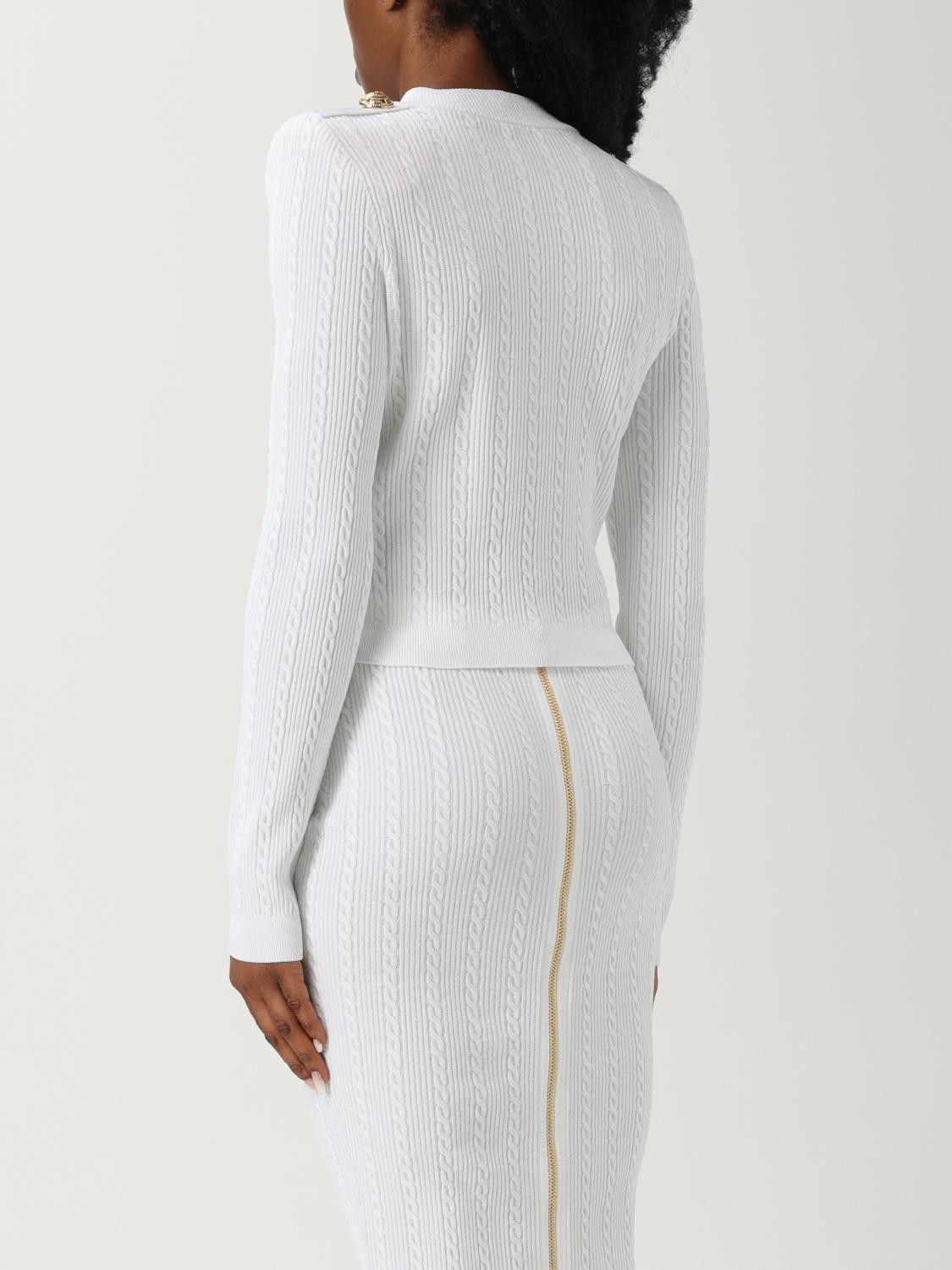 Balmain Balmain Sweater Woman White Size XS / US 0-2 / IT 36-38 - 3 Thumbnail