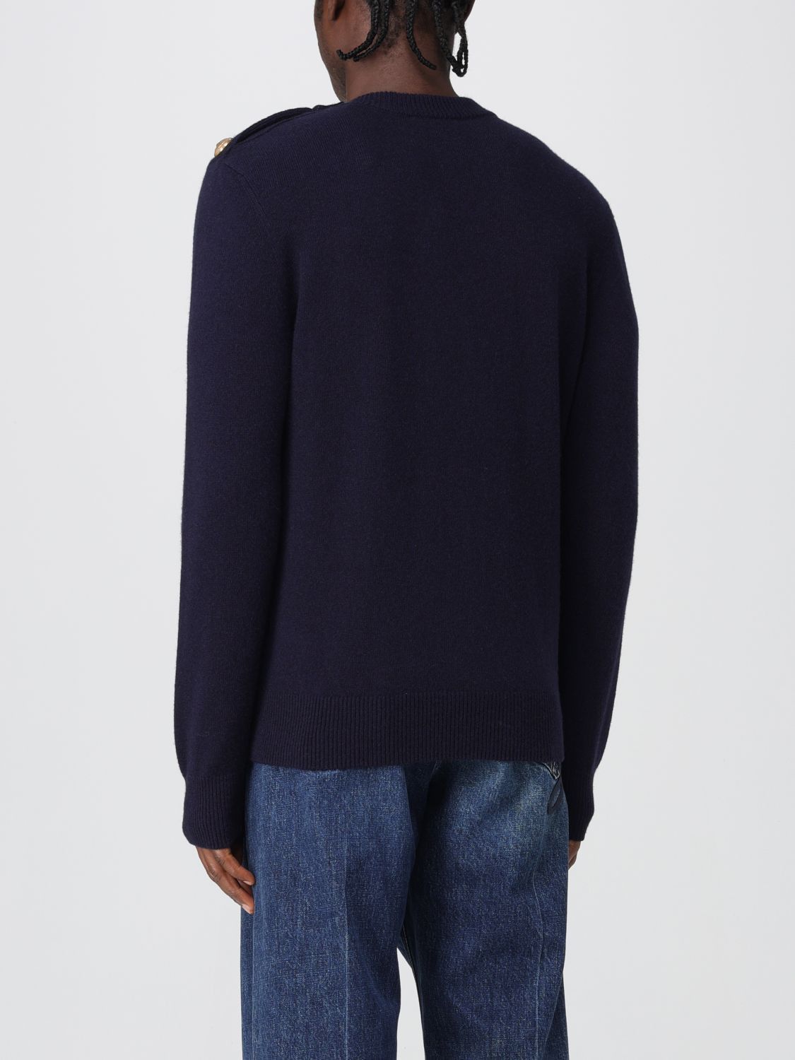 Balmain Balmain Sweater Men Navy Size US S / EU 44-46 / 1 - 3 Thumbnail