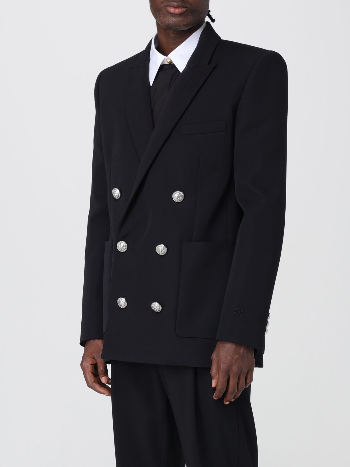 Balmain Balmain Jacket Men Black Size US XXL / EU 58 / 5 - 4 Thumbnail