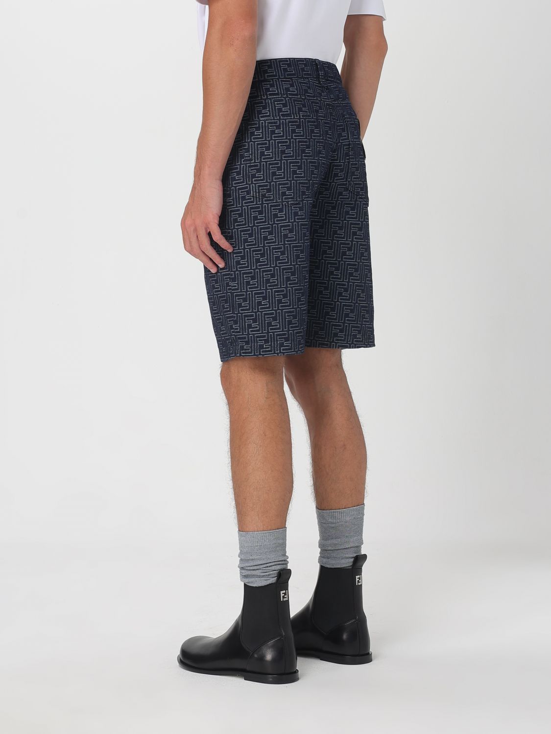 Fendi Fendi Short Men Indigo Size US 34 / EU 50 - 2 Thumbnail