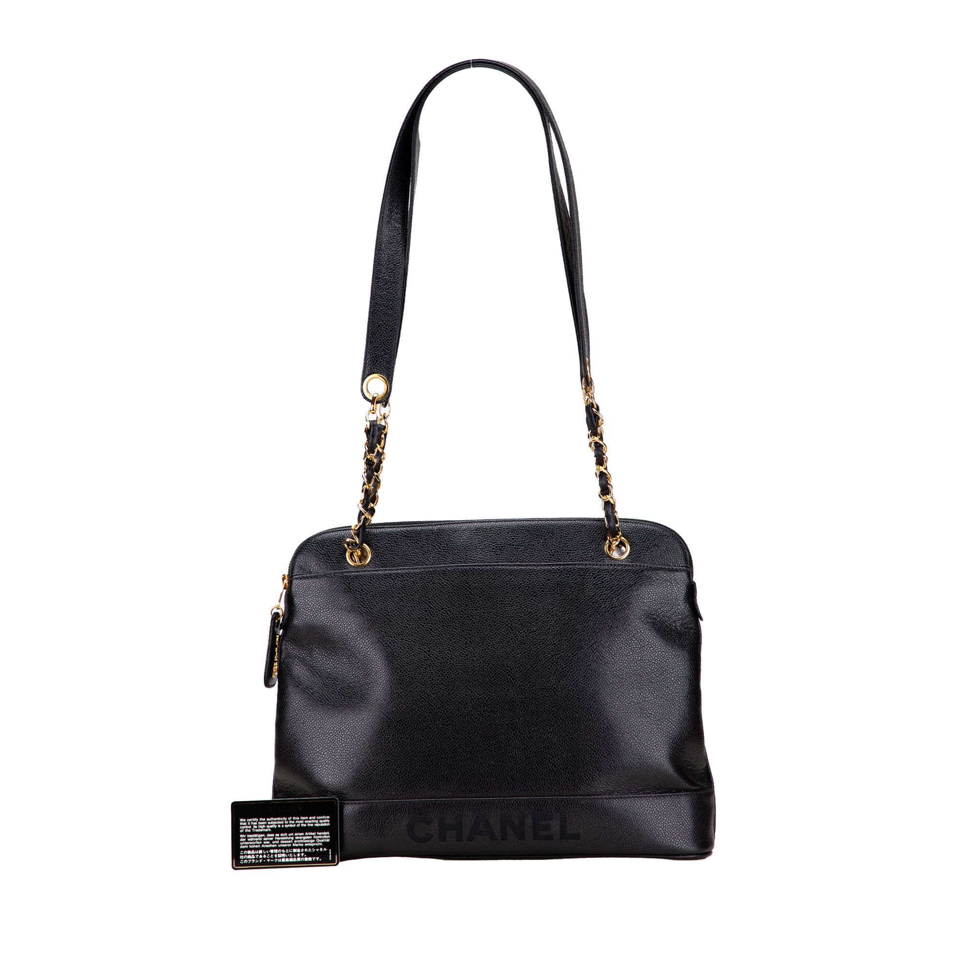 Chanel Chanel Caviar Logo Shoulder Bag Size ONE SIZE - 11 Thumbnail