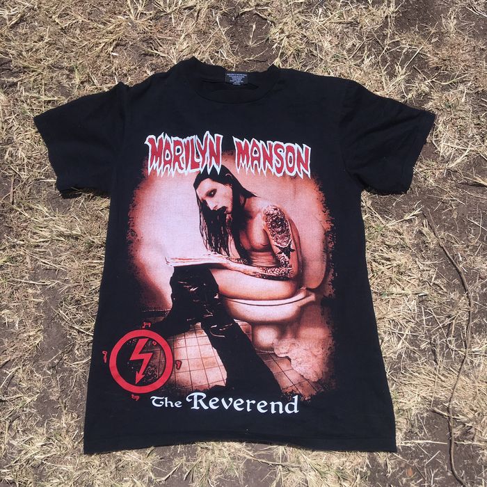 Vintage Marilyn Manson The Reverend 90s T-shirt | Grailed