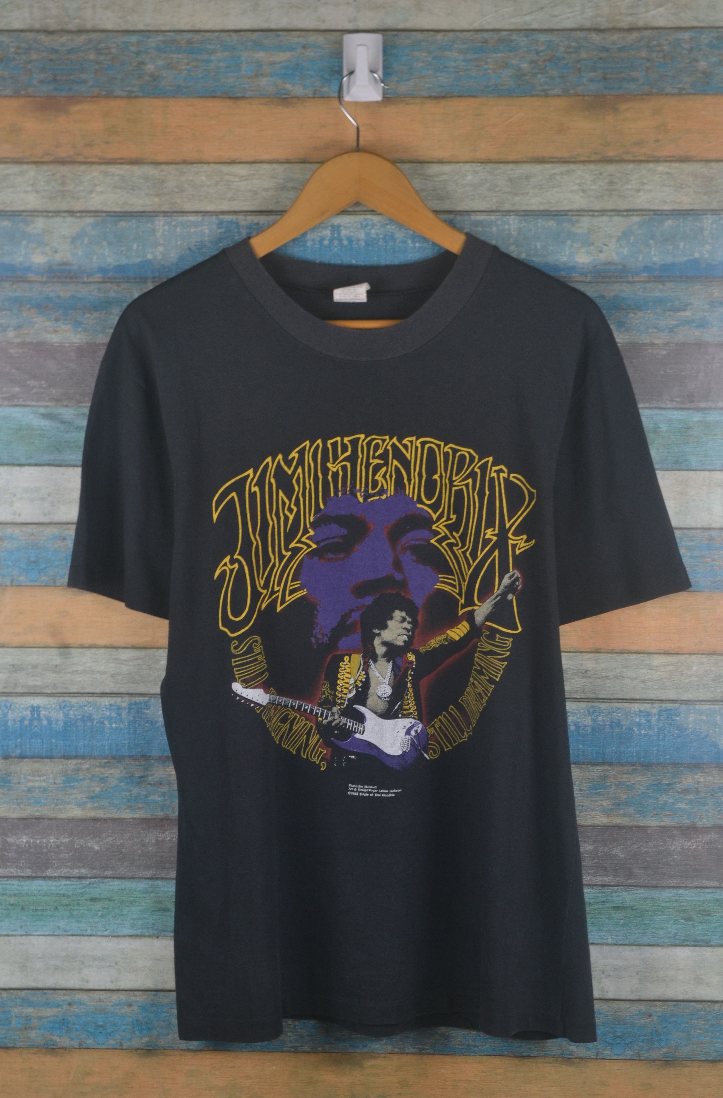 1982 deals Jimi Hendrix Still Reigning Still Dreaming Tee