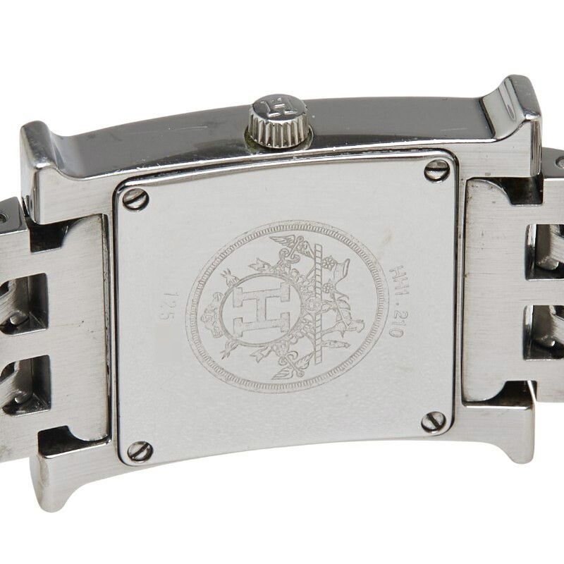 Hermes Hermes Hermes H Watch Stainless Steel Metal Quartz HH1.210 Size ONE SIZE - 4 Thumbnail