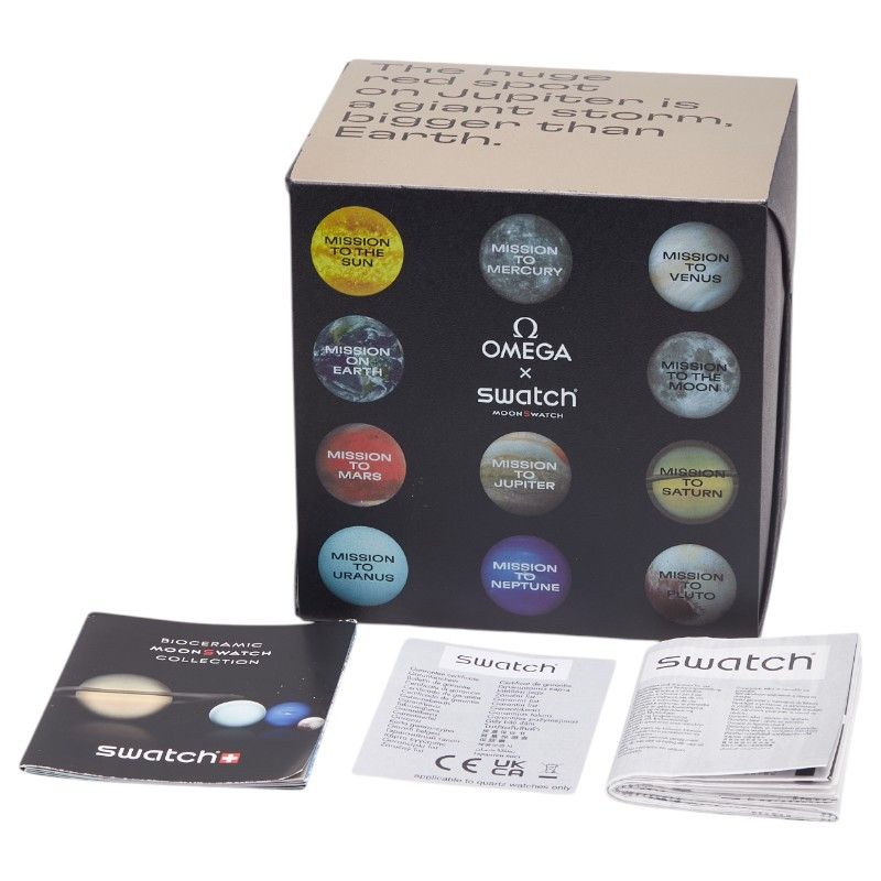 Omega Omega Omega MoonSwatch MISSION TO JUPITER Ceramic Ceramic Quartz SO33C100 DUTY FREE for USA Size ONE SIZE - 7 Thumbnail