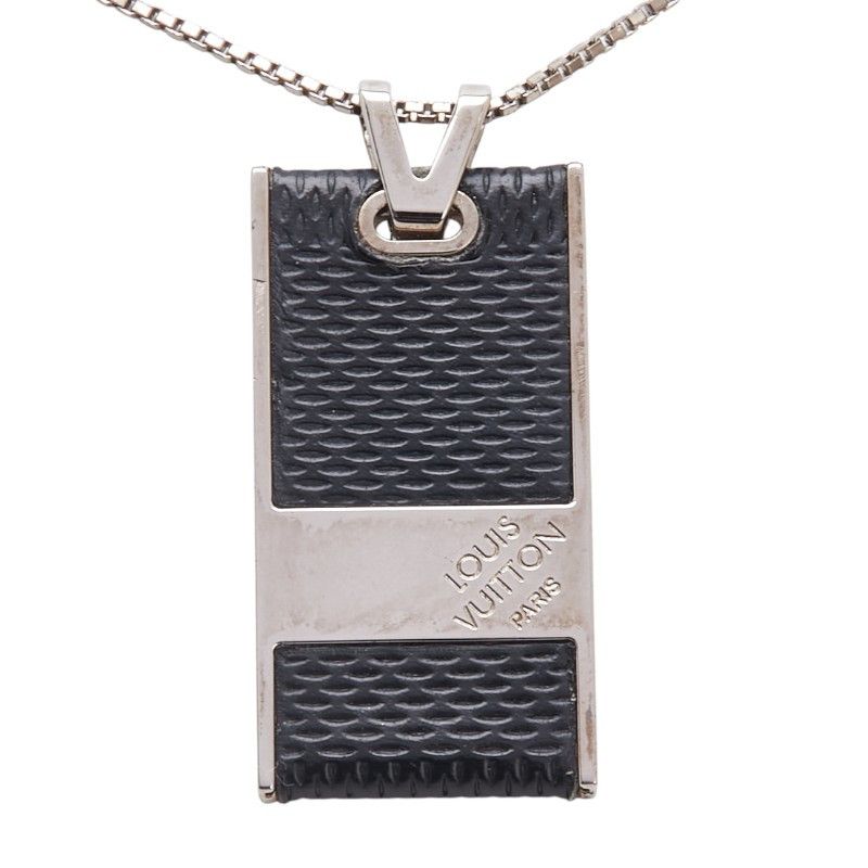 Louis Vuitton Louis Vuitton Louis Vuitton Pendentif Soho Damier Necklace Canvas Necklace M66023 Size ONE SIZE - 2 Thumbnail