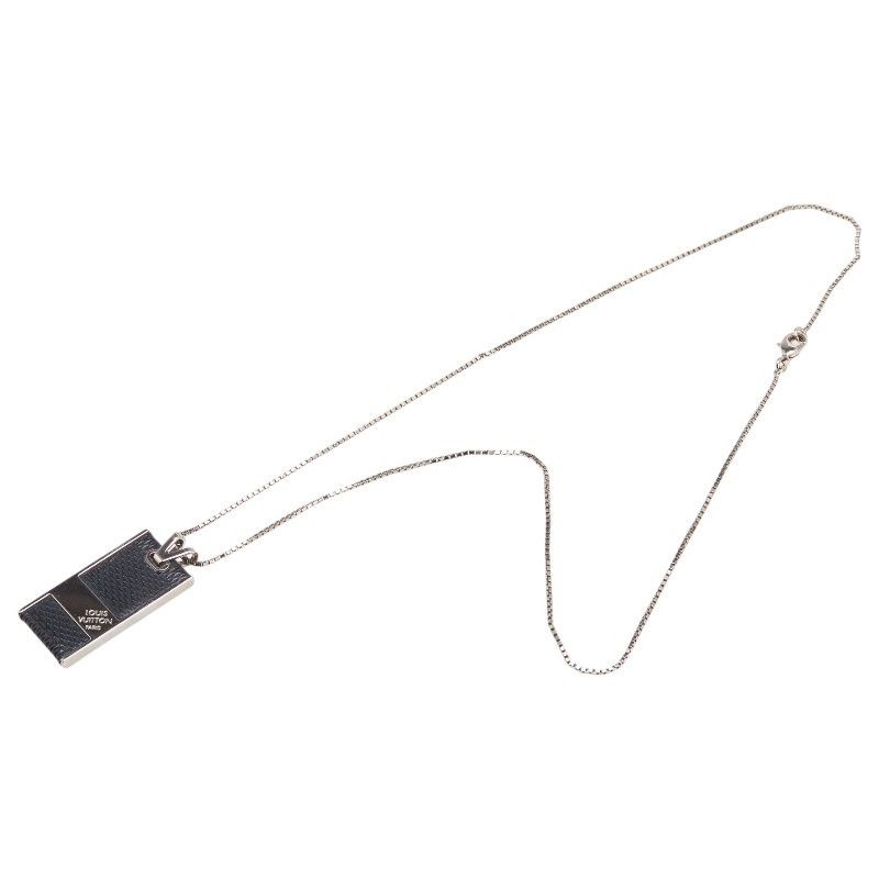 Louis Vuitton Louis Vuitton Louis Vuitton Pendentif Soho Damier Necklace Canvas Necklace M66023 Size ONE SIZE - 5 Thumbnail