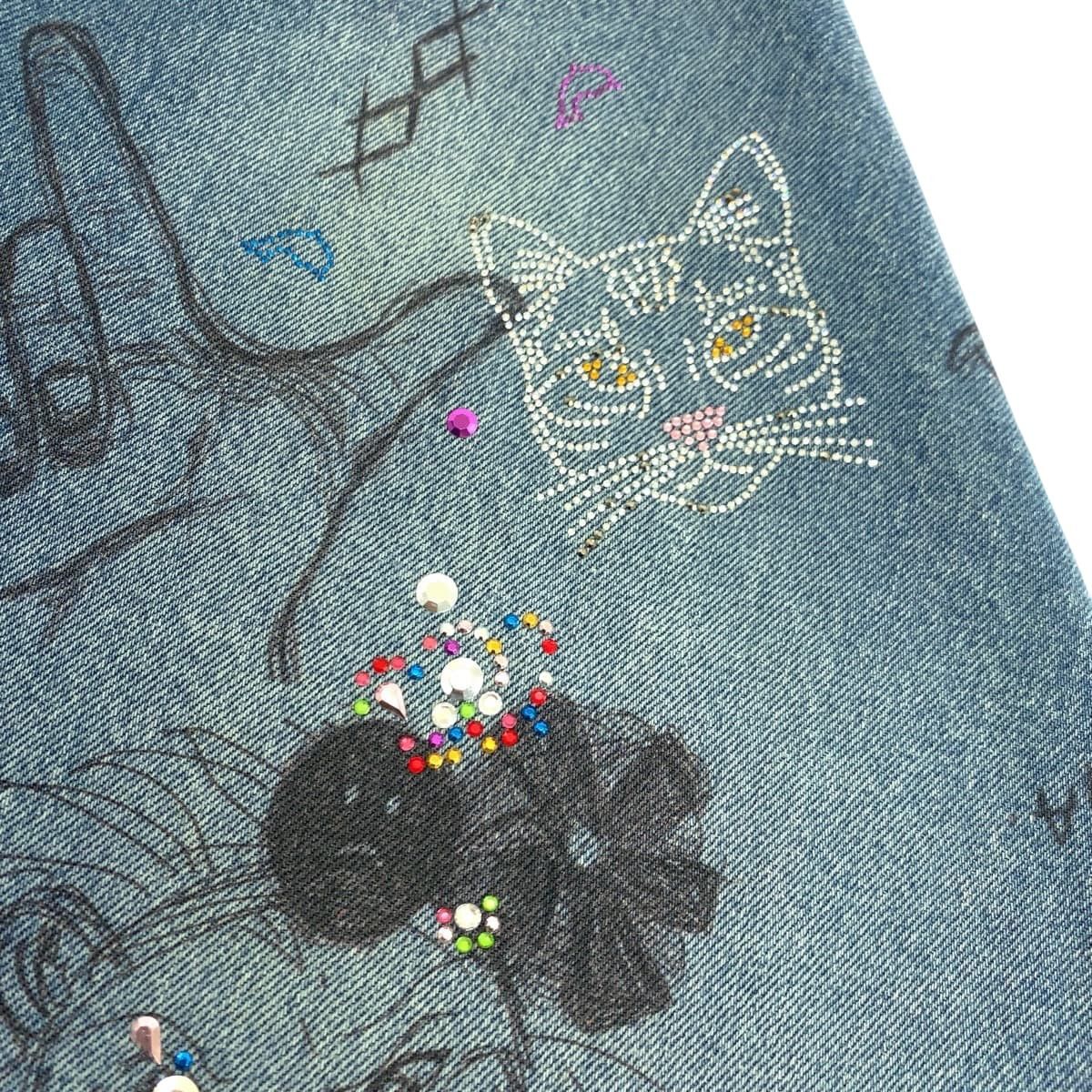 Balenciaga Balenciaga Balenciaga Graphic Print Denim Skirt Denim Skirts Size ONE SIZE - 7 Thumbnail